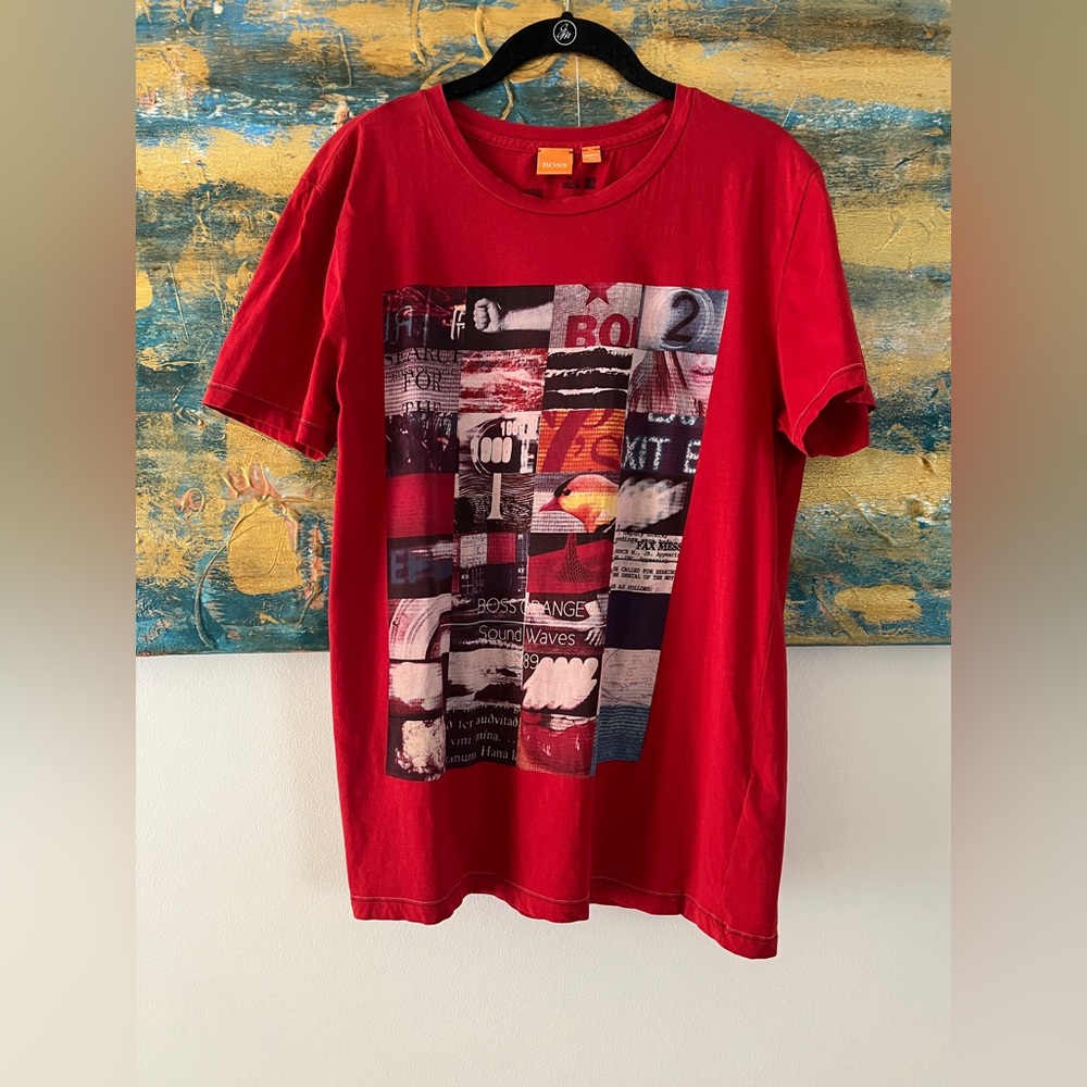 Hugo Boss Red T-Shirt , original owner